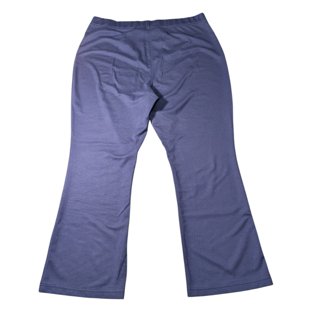 Women Within Navy Blue Soft Stretchy Pants Size 22 W EUC